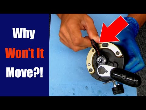 Shimano TLD25 Lever Won't Move - Fishing Reel Repair