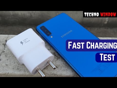 Samsung galaxy a7 battery fast charging speed test