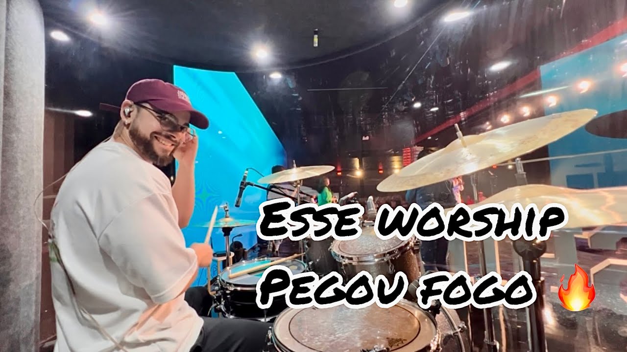 Paloma Possi | Medley - A ele a glória + Só tu és santo + Pode morar aqui | #drumcam - Thiago Silva