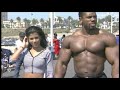Uncrowned Mr Olympia Flex Wheeler At Santa Monica Beach In 1996