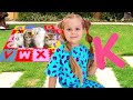 English Alphabet ABC Song With Diana And Roma