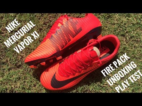 Nike Mercurial Vapor XI FG Fire Pack | Unboxing +Play Test