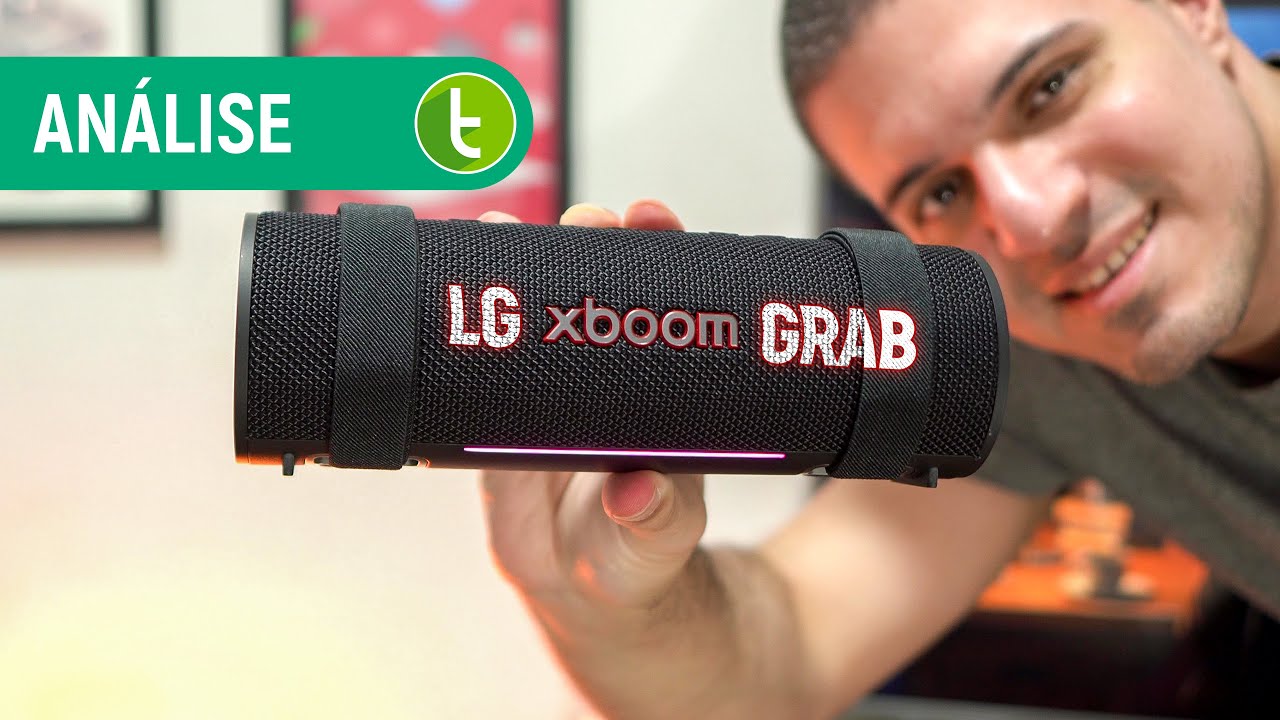 Miniatura da avaliação em vídeo de Caixa de Som LG XBOOM Grab IP67