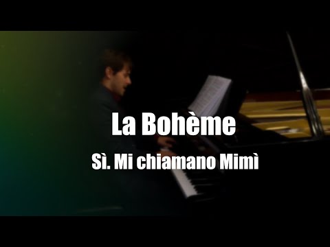 La Bohème - Sì. Mi chiamano Mimì PIANO ACCOMPANIMENT