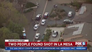 2 People Found Shot In La Mesa