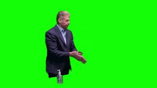 Vince McMahon sanitizing his hands green screen