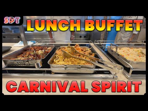 Carnival Spirit Lunch Buffet Tour | What’s for Lunch on Board?