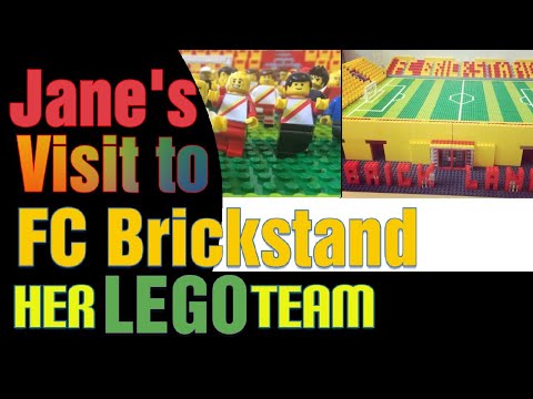 Jane visits FC Brickstand | her LEGO football team
