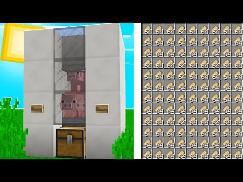 ✔️COMO FAZER FARM DE PORCO RÁPIDO E FÁCIL NO MINECRAFT 1.16