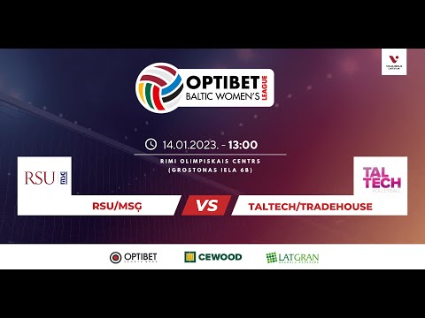 OPTIBET BALTIJAS LĪGA SIEVIETĒM: RSU/MSĢ - TalTech/Tradehouse