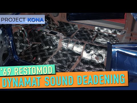 Our 1969 Mustang Restomod Gets Some Heat and Noise Control with Dynamat!! | Project Kona