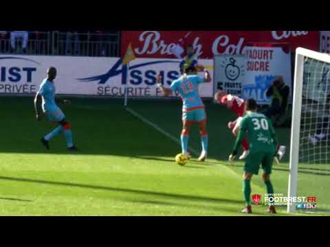Footbrest.fr Gaetan Charbonnier contre le FC Lorient 2018