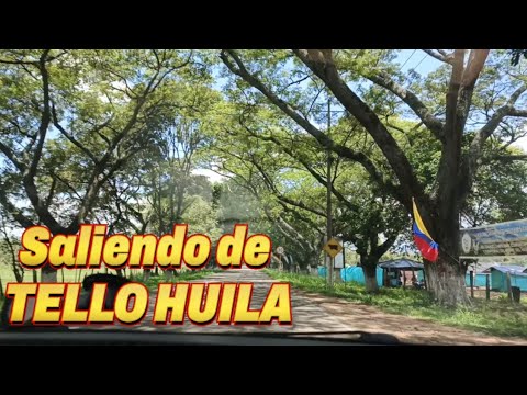 El túnel verde de TELLO Huila