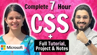 CSS Tutorial for Beginners | Complete CSS with Project, Notes & Code