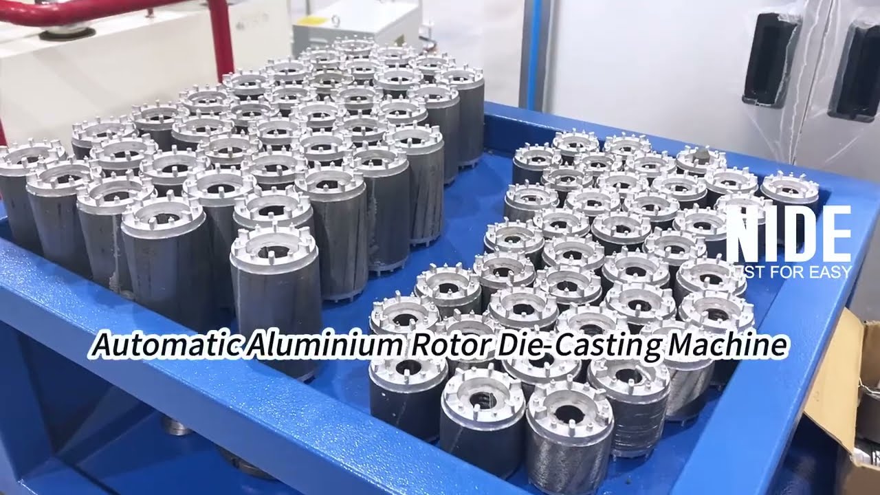 Automatic 100T aluminum rotor die casting machine with 4 casting stations