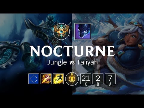Nocturne Jungle vs Taliyah - EUW Challenger Patch 8.20