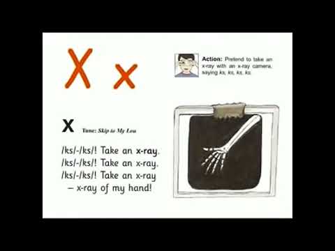 UK School Primary One Jolly Phonics Song Xx - Take an X-ray