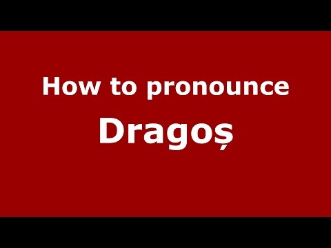 How to pronounce Dragoș (Romanian/Romania) - PronounceNames.com