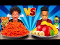 SPICY FOOD VS HEALTHY FOOD CHALLENGE The Prince Family Clubhouse