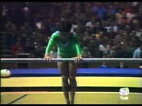 12th Team FRA Martine Pidoux UB   1978 World Gymnastics Championships 9 05 Partial