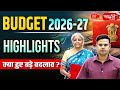 Union Budget 2026 27 Complete Analysis Key Highlights Budget 2026 27 Explained Sanskriti IAS