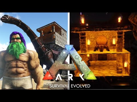 Constructing an Unstoppable Bronto Fortress - Ark:SurvivalEvolved