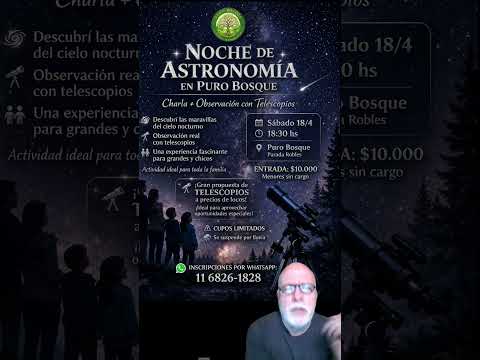 ¿Vamos a observar? Noches de astronomia!