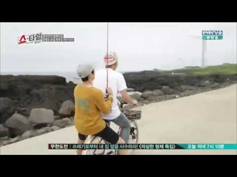 JunSeob cycling cut - Showtime Burning the Beast episode 10