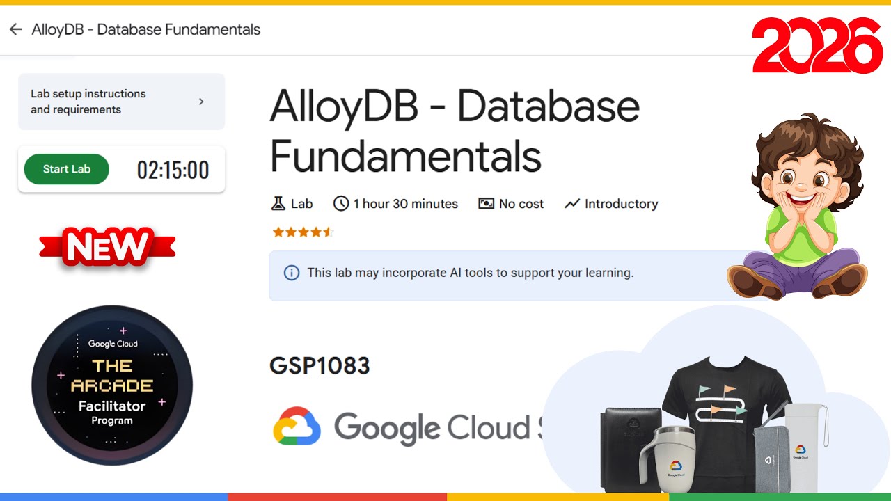 AlloyDB - Database Fundamentals | GSP1083