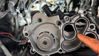 Audi Skoda VW Seat 1.0 1.2 1.4 TSI Water pump replacement #mechanic #waterpump #vw #skoda #audi #car
