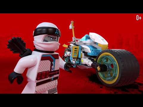 'Уличная погоня' на байке Зейна - LEGO Ninjago