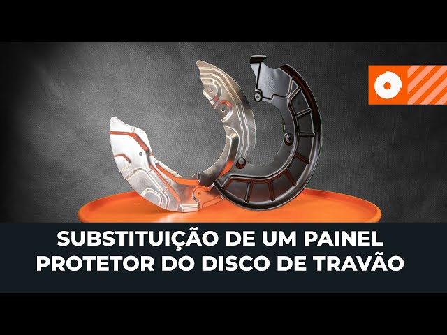 Assista a um guia em vídeo sobre como substituir Chapa deflectora disco de travão em ALPINA D5