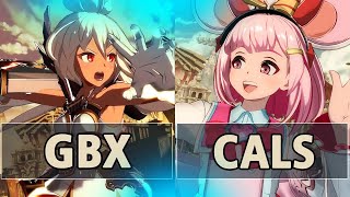 GBVSR:🔥GBX (Zooey) Vs Cals (Vikala)🔥| High Level Gameplay.