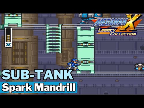 Megaman X [Legacy Collection] - Spark Mandrill Sub-Tank Location