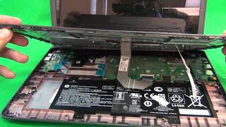 HP Chromebook 14 G5 Keyboard and Battery Replacement