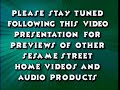 Sesame Street Home Video Please Stay Tuned Bumper 1998 1999 DVD Quality