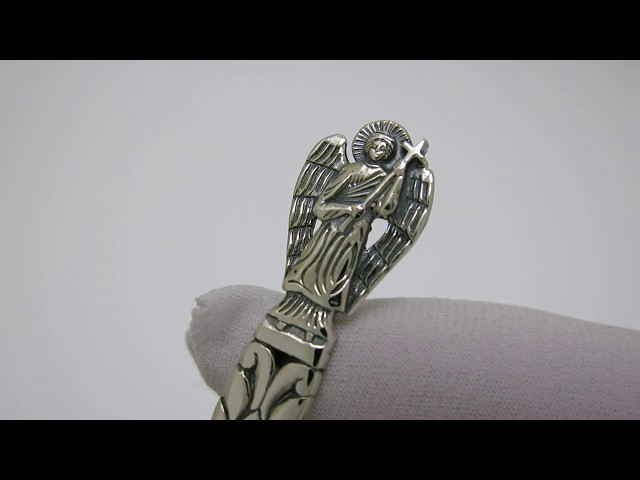 Срібна виделка "Янгол-Охоронець" 136лт Відео огляд