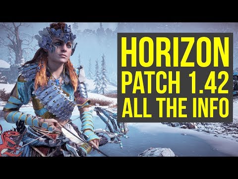 Horizon Zero Dawn Update 1.42 OUT NOW Makes New Machines Less Deadly (Horizon Zero Dawn 1.42) Video