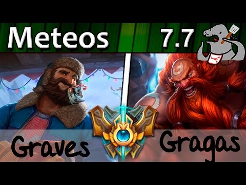 Meteos - Graves vs Gragas - Jungle - Challenger S7 | 10