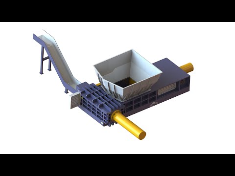 Aluminum Can Baler Machine