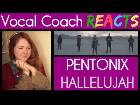 Vocal Coach reacts to Pentatonix singing Hallelujah