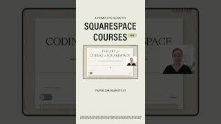Create and Sell Courses on Squarespace! New Feature! #squarespace #squarespacecourses #sellcourses