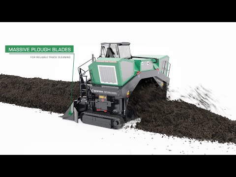 Komptech Topturn X5000 Compost Windrow Turner - Animated Overview