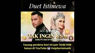 Download lagu Judika ft. Dato' Siti Nurhaliza - Tak Ingin Usai #DuetVirtual #coverai​ #ai #fyp #music #viral mp3