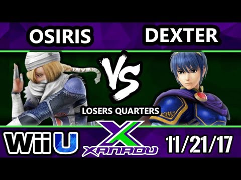 S@X 229 Smash 4 - Osiris (Sheik) Vs. Dexter (Marth) - SSB4 Losers Quarters