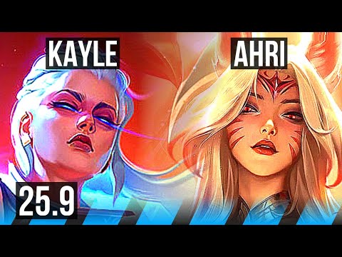 KAYLE vs AHRI (MID) | EUW Diamond | 25.9