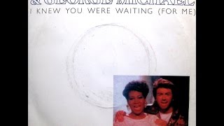 Aretha Franklin - I Knew You Were Waiting (For Me) / (Instrumental) - 7&quot; UK - 1987