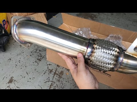 PRL Frontpipe on Honda Accord 2018-2020
