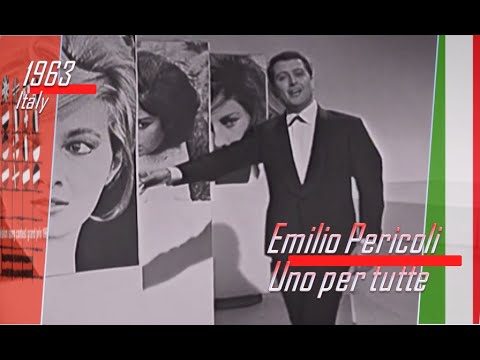 eurovision 1963 Italy 🇮🇹 Emilio Pericoli - Uno per tutte ᴴᴰ