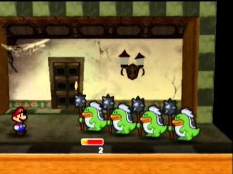 Let's Play Paper Mario 64 Part 12- A Dorkey Door Key